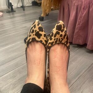Sold Leopard Print cowhide Women's Shoes